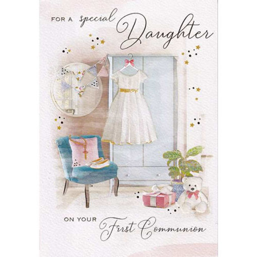 Picture of SPECIAL DAUGHTER ON YOUR FIRST COMMUNION CARD